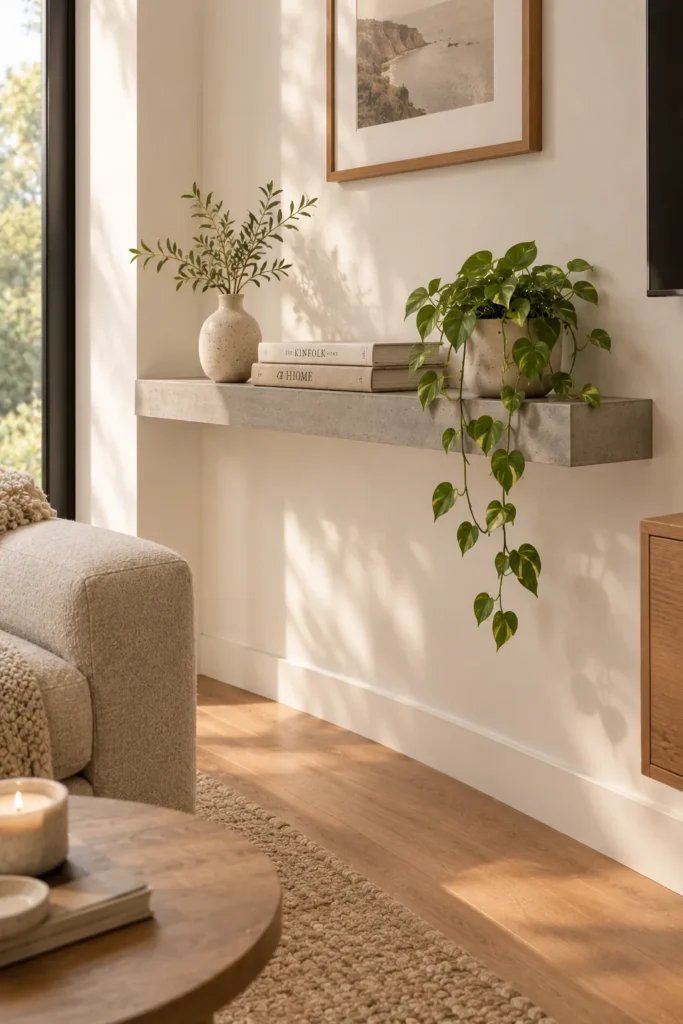 Concrete Wall Shelf