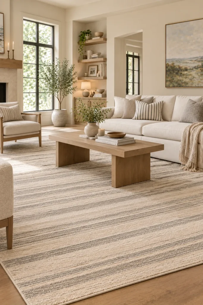 Contemporary Striped Rug