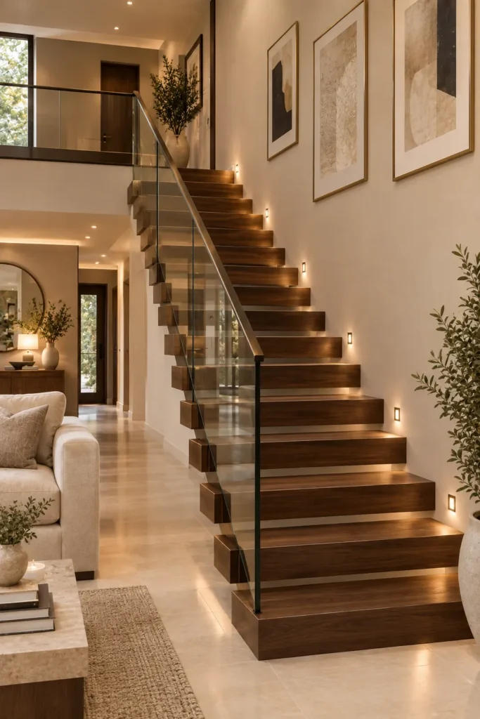 Dark Wood Staircase