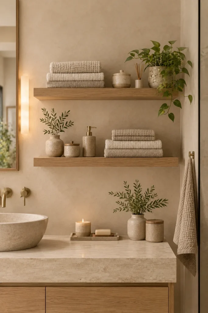 Minimal Open Shelving