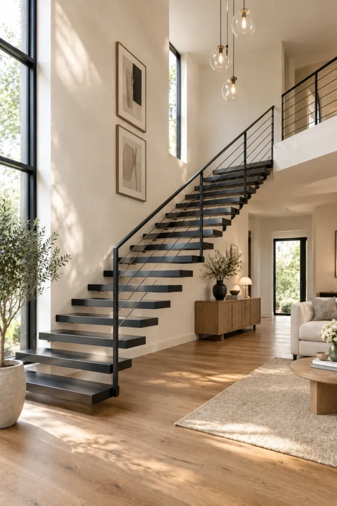 Minimalist Metal Stairs