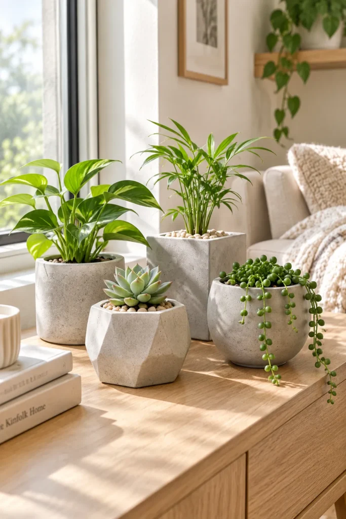 Modern Concrete Planters