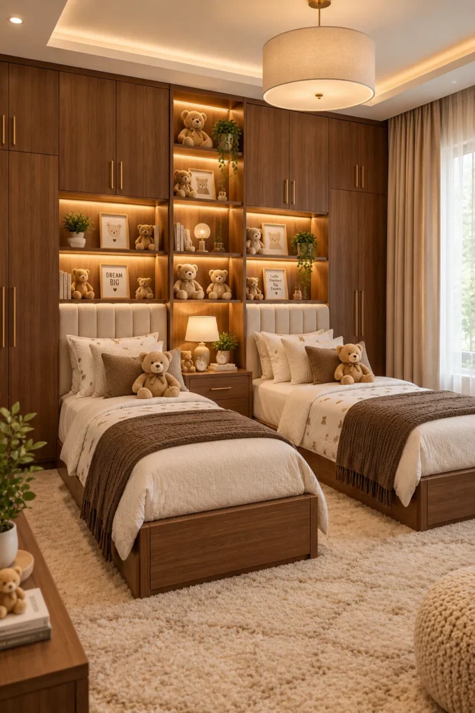 Modern Kids Room With Teddy Bear Decor