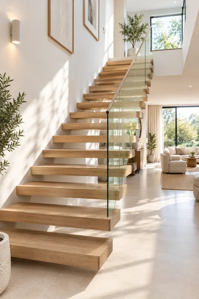 Open-Riser Staircase