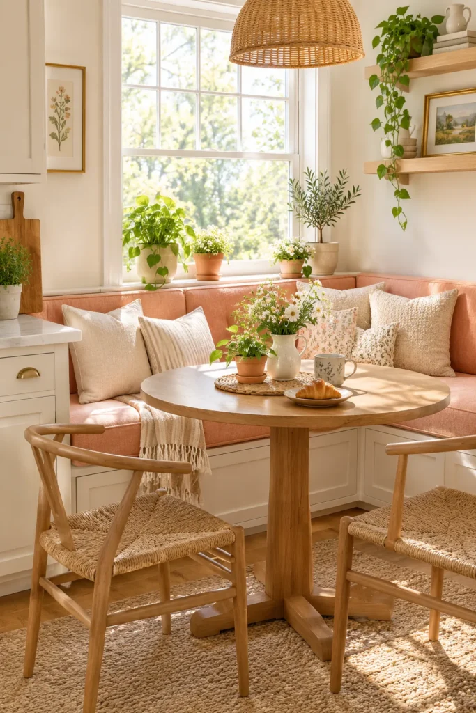 Peach Breakfast Nook