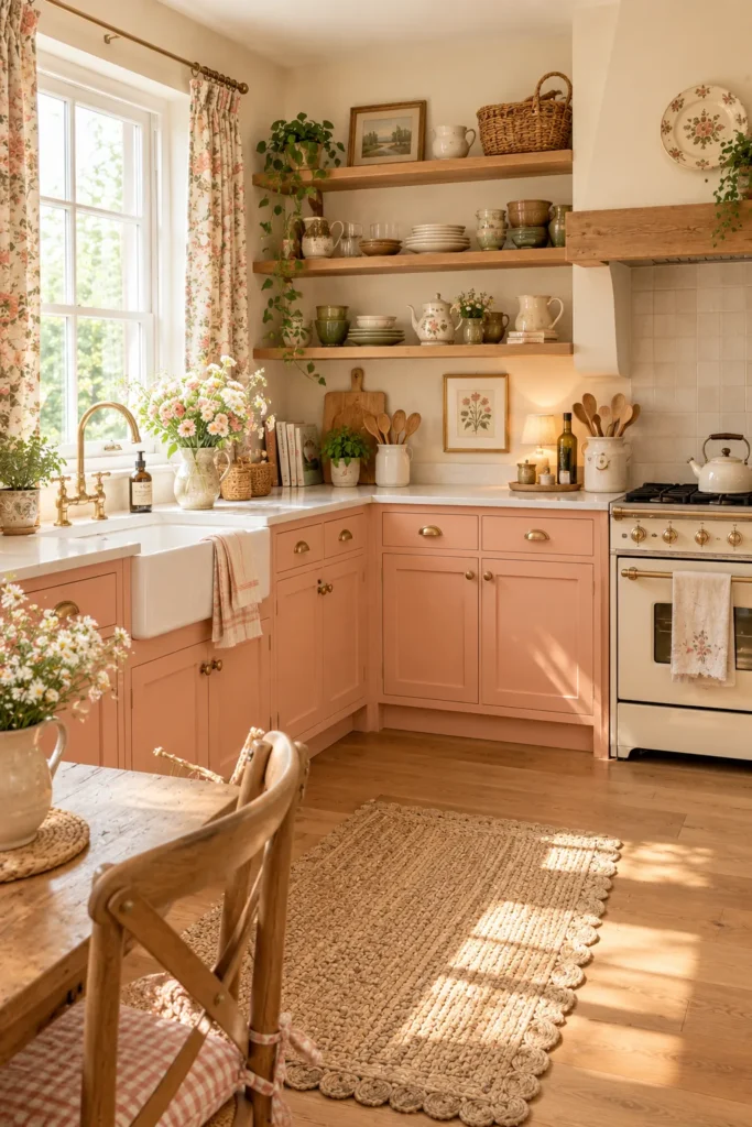 Peach Cottage Kitchen