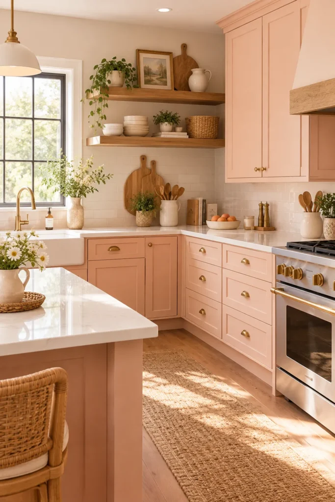 Peach Fuzz Kitchen Ideas