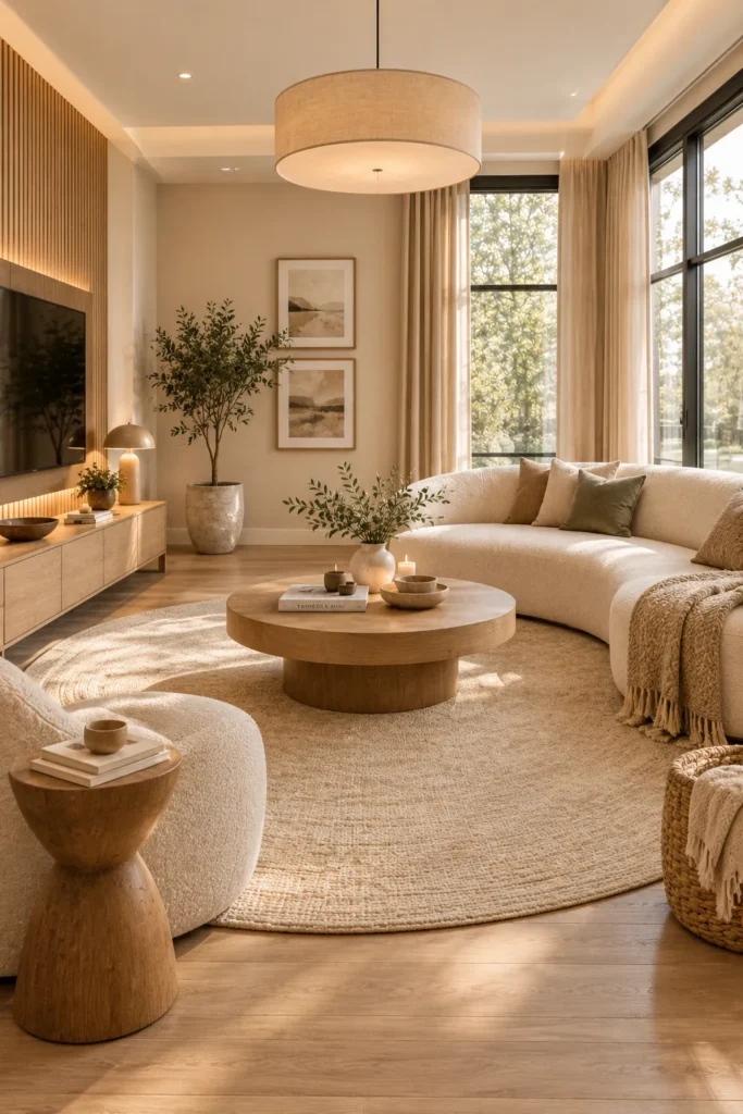 Round Living Room Rug