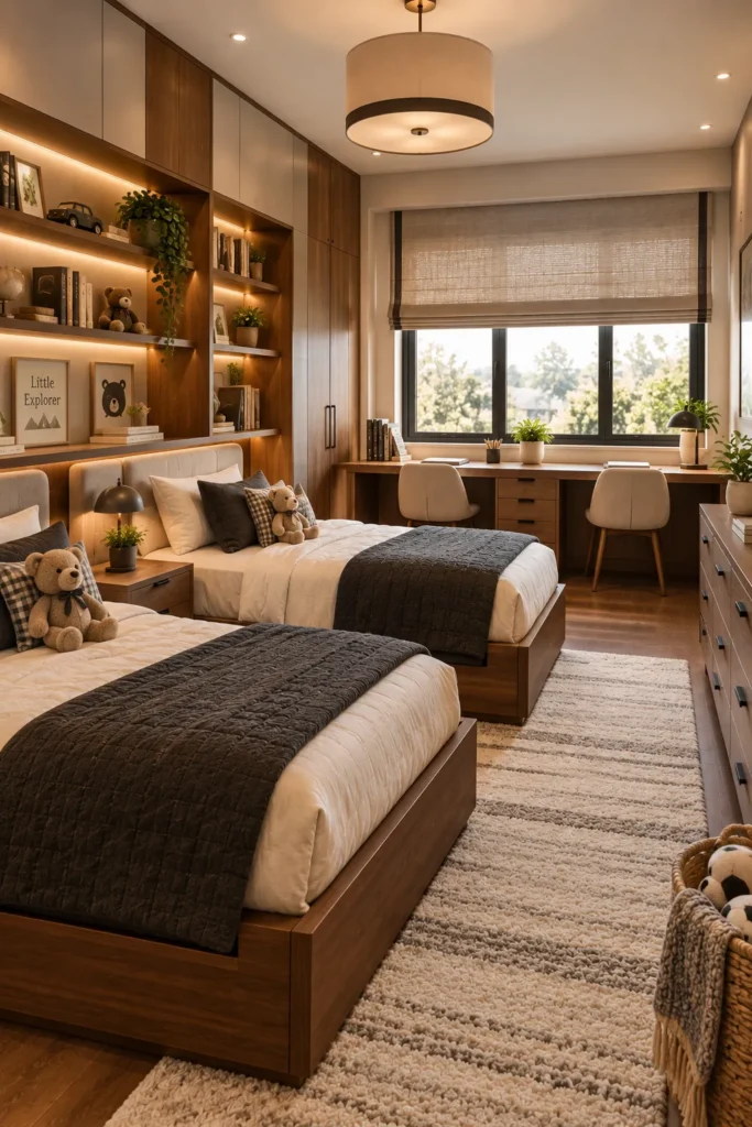Sophisticated Modern Kids Bedroom