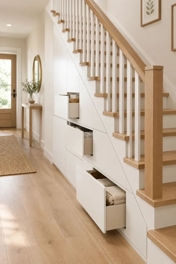 Staircase With Storage