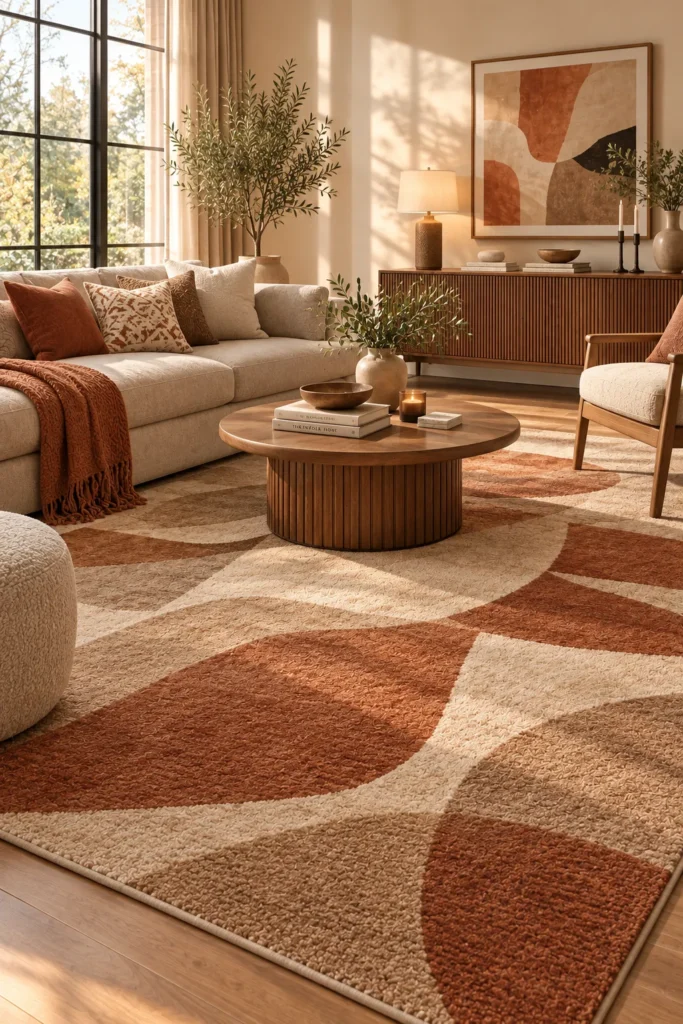 Terracotta Accent Rug