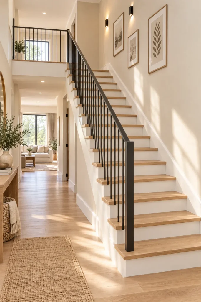 Two-Tone Stair Design