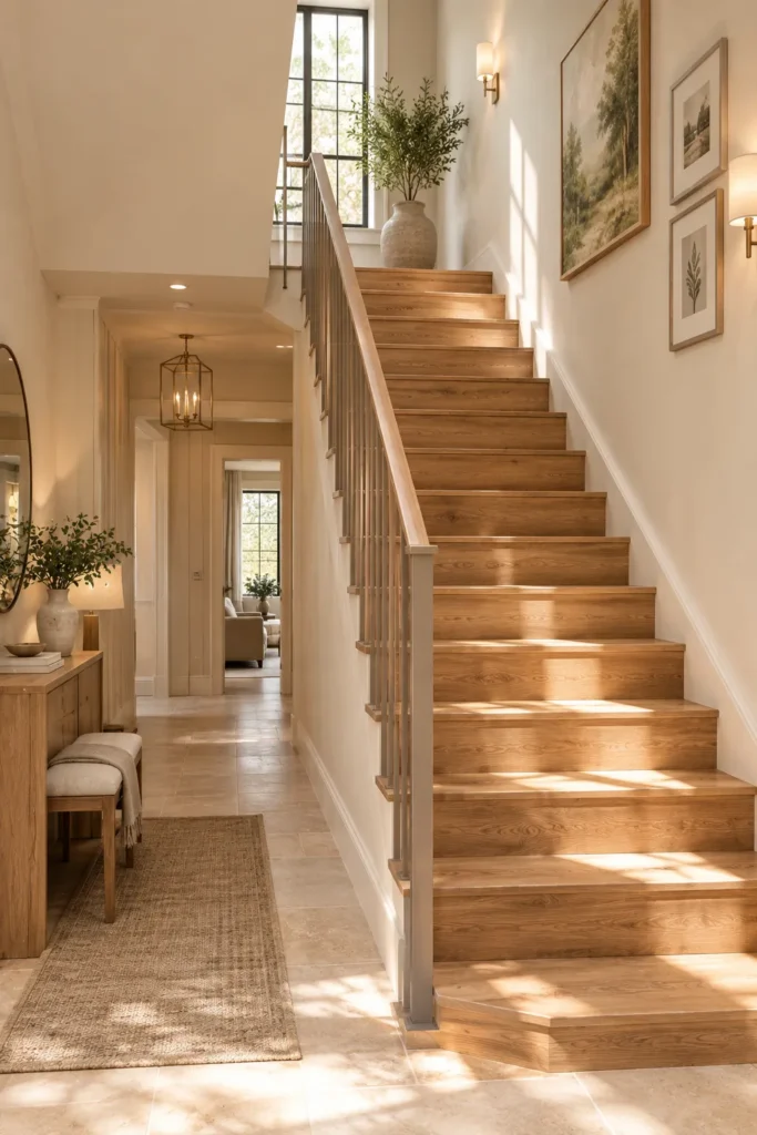 Warm Oak Stair Treads
