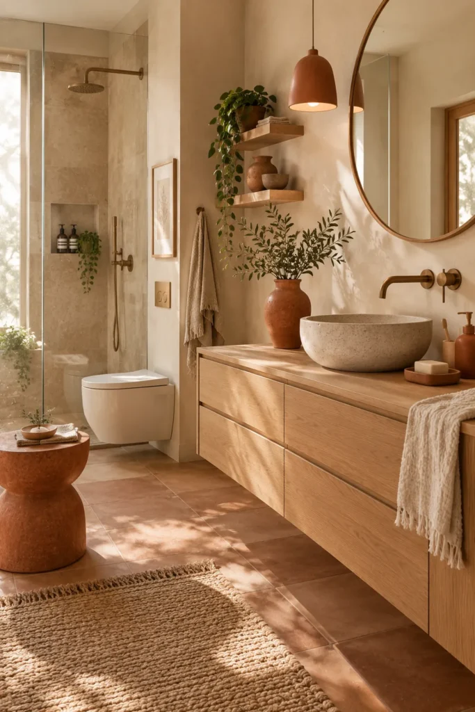 Warm Terracotta Accents